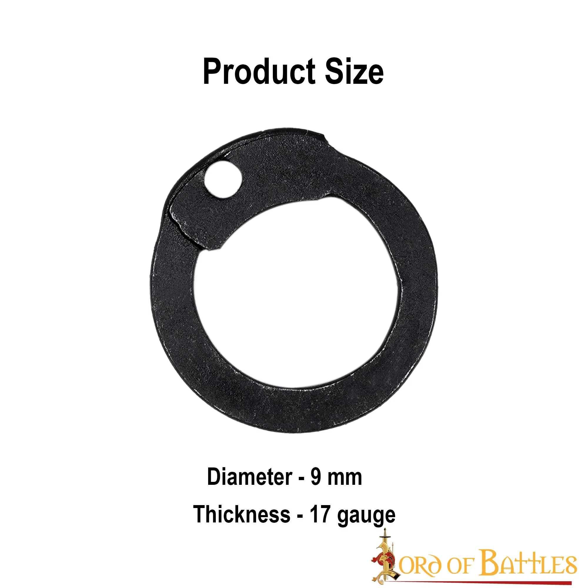 Loose Steel Flat Rings With Dome Rivets DIY Chainmail Armor - Image 4