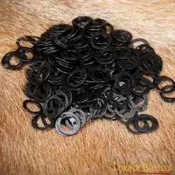 Loose Steel Flat Rings With Dome Rivets DIY Chainmail Armor