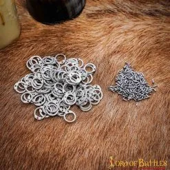 Dome Riveted 10 Mm Flat Aluminium Loose Rings