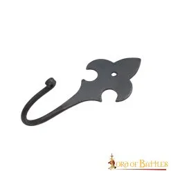 Fleur De Lis Hand Forged Vintage Wall Hook