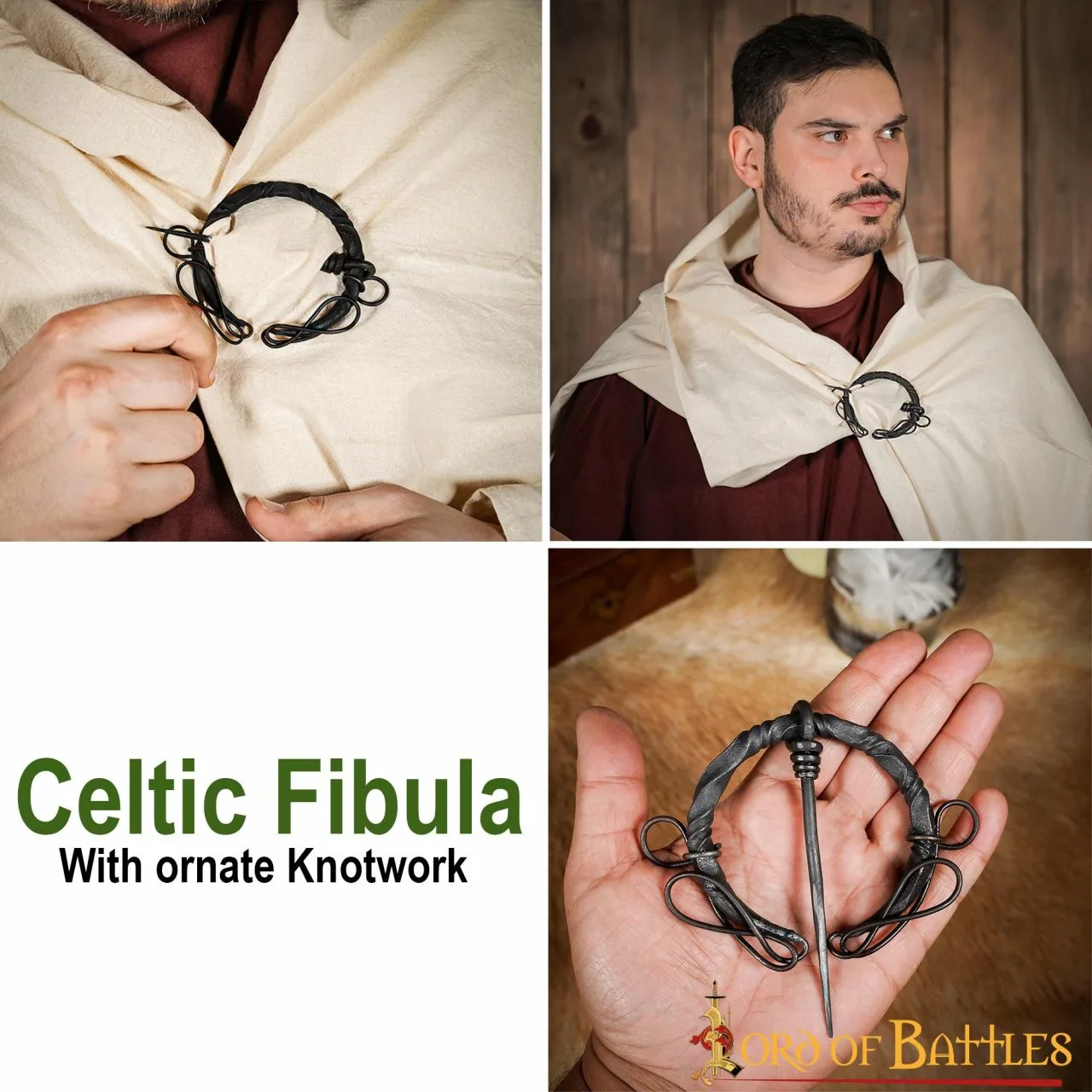 Hand Forged Fibula With Knotted Ends - Image 5