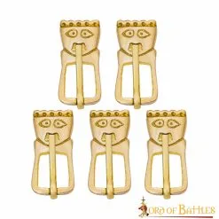 Late Medieval Solid Brass Belt Buckle