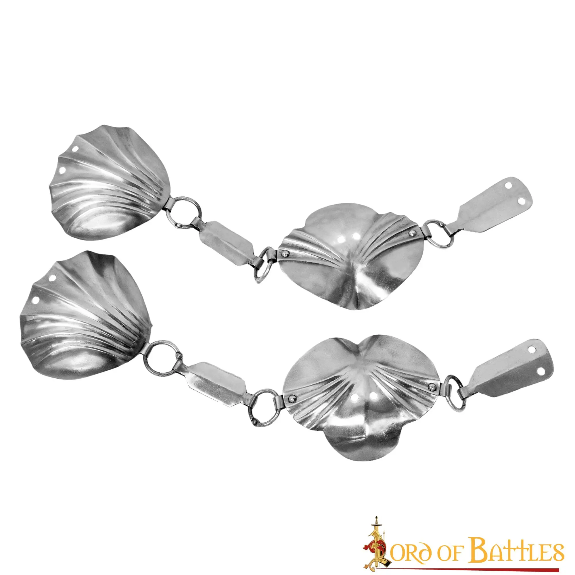 15th Century Medieval Jack Chains With Real Leather Cords 18 Gauge - Image 2