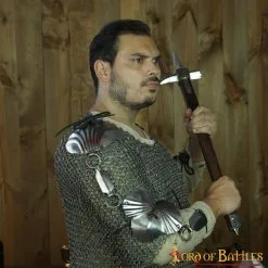 15th Century Medieval Jack Chains With Real Leather Cords 18 Gauge