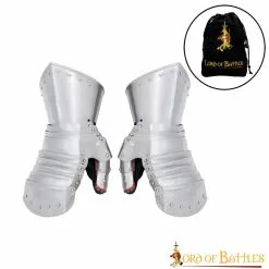 Medieval Maximilian Mitten Gauntlets 16 Gauge