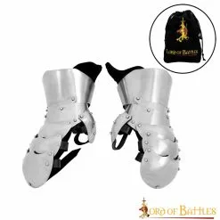 Medieval Knight Tournament Mitten Gauntlets 16 Gauge