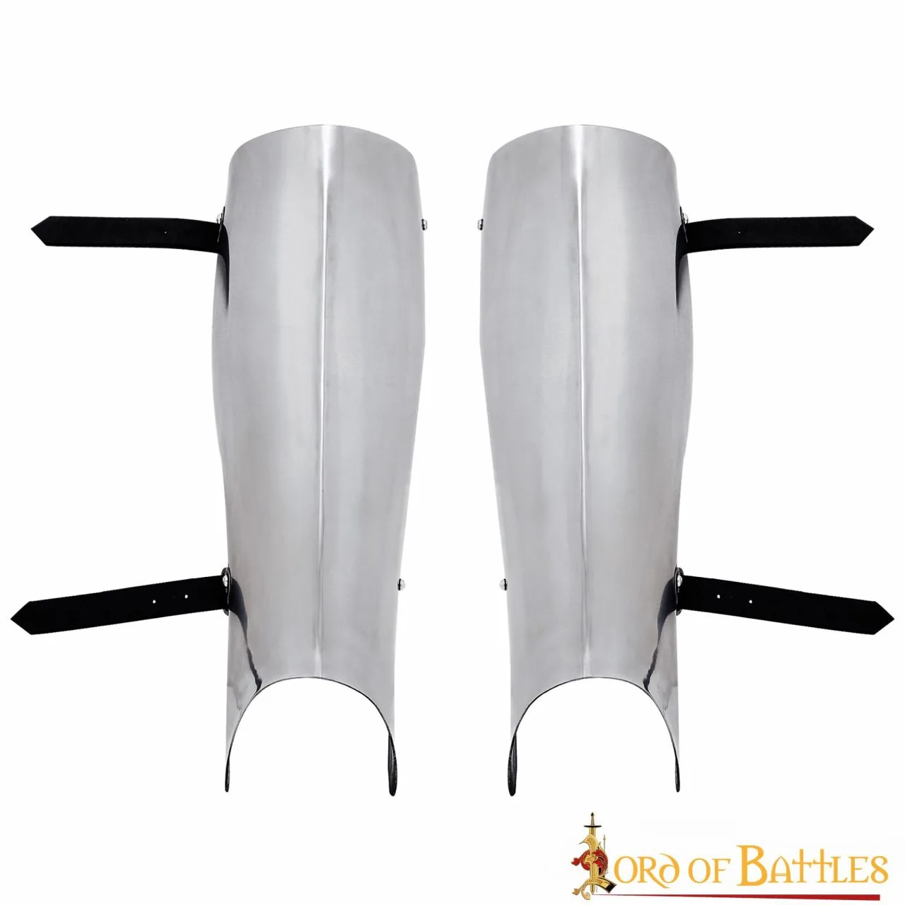 Late Medieval Knightly Steel Greaves - Image 2