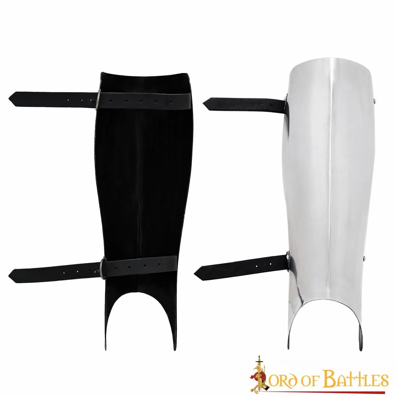 Late Medieval Knightly Steel Greaves - Image 3