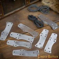 Lombardic Byzantine Lamellar Steel Plates 100 Pieces Lamellae