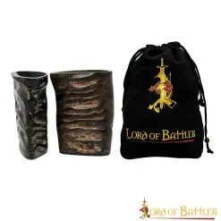 Medieval Viking Horn Glasses Set Of 2 Handcrafted Genuine Buffalo Horn
