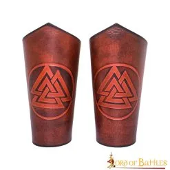 Warrior Of The Realm Genuine Leather Bracers