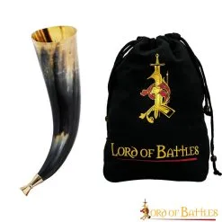 Viking Blowing Horn With Solid Brass Mouthpiece