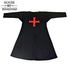 Crusader Canvas Tunic With Red Cross