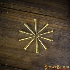 Medieval Pure Solid Brass Small Aiglets Set Of 10